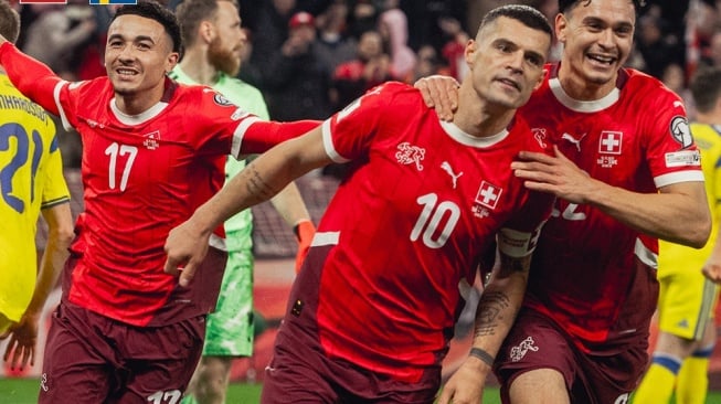 Swiss Kembali Lolos ke Piala Dunia, Tandai Keikutsertaan Yang ke-13