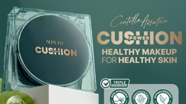 NPURE Centella Asiatica Flawless Matte Power Cushion (Shopee)
