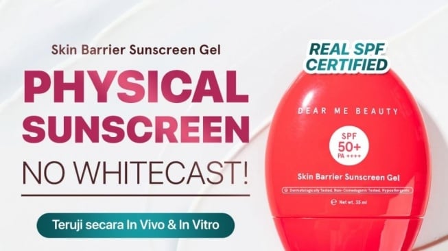 Physical Sunscreen yang Gak Bikin Wajah Abu-Abu. (Shopee)
