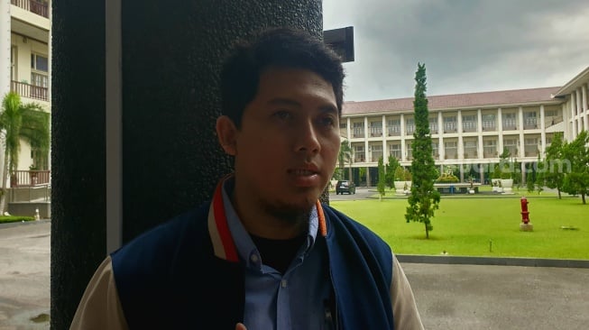 Pengamat politik UGM Alfath Bagus Panuntun El Nur Indonesia. (Suara.com/Hiskia)