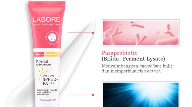 Physical Sunscreen yang Gak Bikin Wajah Abu-Abu. (Shopee)