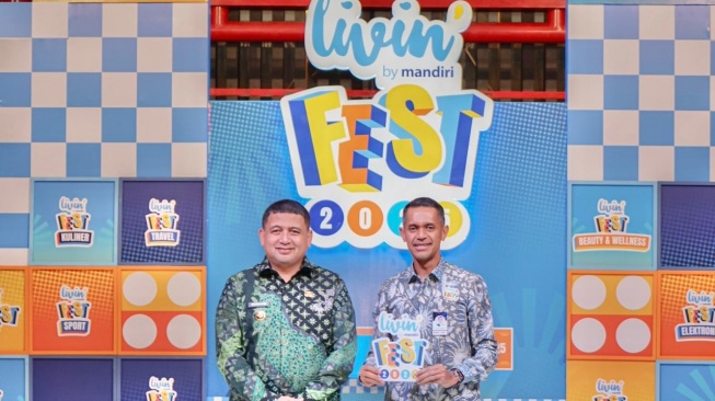 Bank Mandiri Resmi Buka Livin Fest 2025 di Makassar, Sinergikan UMKM dan Industri Kreatif