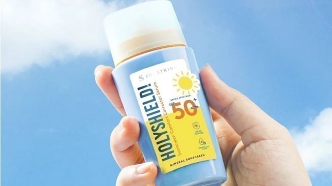 Physical Sunscreen yang Gak Bikin Wajah Abu-Abu. (Shopee)