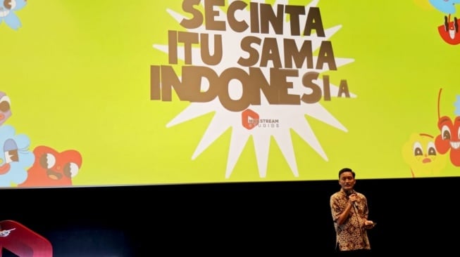 Telkomsel MAXStream Studios menggelar Secinta Itu Sama Indonesia, Jakarta, Kamis (20/11/2025). [Suara.com/Dythia]
