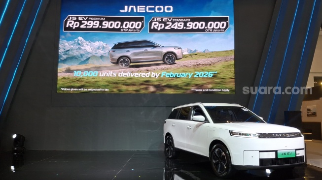 Tampil di GJAW 2025, Harga Jaecoo J5 EV Masih di bawah Rp 250 Juta