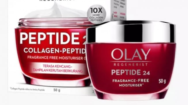 Olay Regenerist Collagen Peptide24 Day Cream (Dok. Shopee)