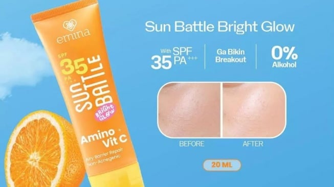 Sunscreen Murah yang Sudah BPOM untuk Ibu Rumah Tangga. (Shopee)