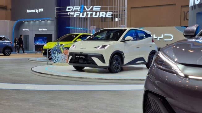 BYD Pertegas Komitmen Dorong Pertumbuhan Industri Otomotif Indonesia. (Foto: SUARA.COM/Manuel Jeghesta)