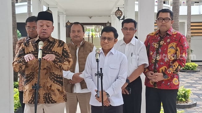 Cak Imin Bicara soal Isu Pemakzulan di PBNU Usai Rapat, Nusron Wahid: Doakan Badai Cepat Berlalu