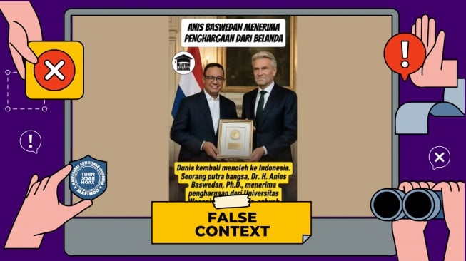 cek fakta Anies Baswedan terima penghargaan