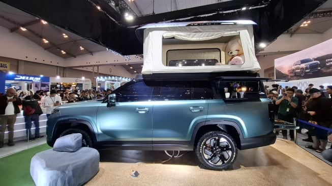 Mobil Konsep Chery T1TP Diperkenalkan di GJAW 2025. (SUARA.COM/Manuel Jeghesta)