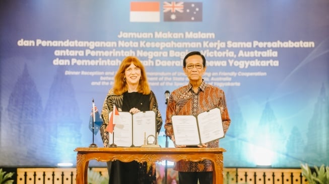 DIY–Victoria perluas kolaborasi pendidikan, industri kreatif, dan inovasi. (Dok. Pemda DIY)