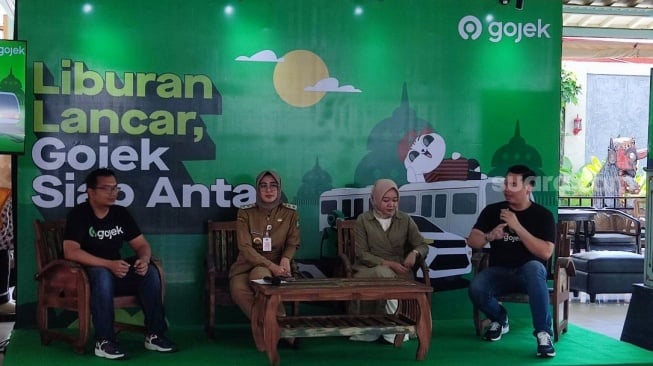 Fitur GoCar GoTransit memudahkan wisatawan Jogja-Solo atau sebaliknya jadi tak ribet lagi (Suara.com/Gagah Radhitya)