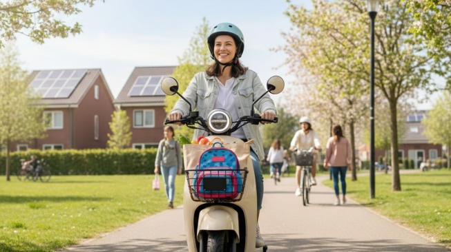 5 Rekomendasi Motor Listrik untuk Ibu-Ibu: Pajak Murah, Antar Jemput Anak Makin Sat Set