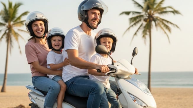 5 Motor Matic untuk Keluarga 2 Anak, Jok Lebar dan Bertenaga Buat Boncengan