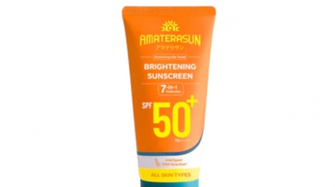  Amaterasun Brightening Sunscreen SPF 50+ PA++++ (Shopee)
