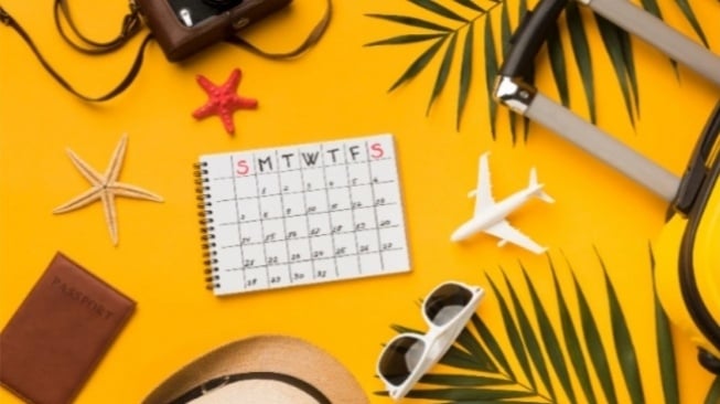 Ilustrasi kalender Desember 2025. (Freepik)