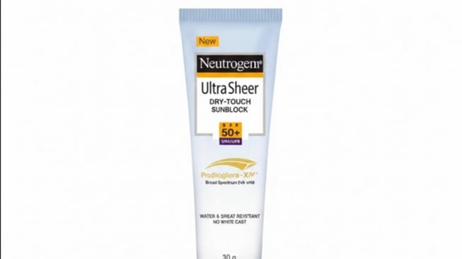 Neutrogena Ultra Sheer Dry-Touch Sunblock SPF 50+ (Dokumentasi/brand)