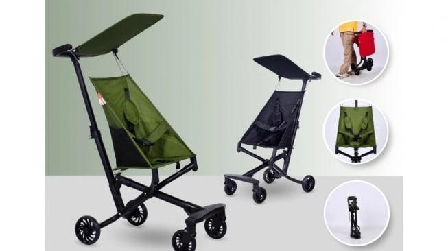Labeille MBT1 Baby Stroller Slim (Shopee/Labeille)