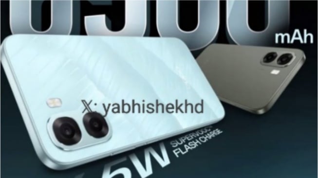 Teaser Oppo A6x 5G. (X/ Abhishek Yadav)