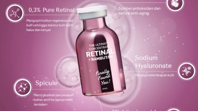 Finally Found You The Ultimate Concentrate Retinal + Rambutan Smoothing & Acne Care Serum (Shopee)
