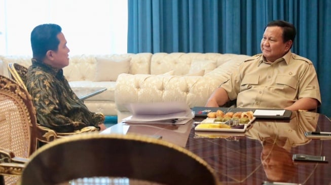 Terima Erick Thohir, Prabowo Kasih 3 Arahan Peningkatan Kesejahteraan dan Pembinaan Atlet Nasional