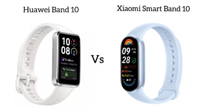 Smartwatch Huawei Band 10 vs Xiaomi Band 10, Pilih Mana? Ini Perbandingannya