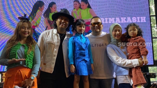 Konferensi pers single terbaru Annisa Dalimunthe yang digarap Posan Tobing di kawasan Kamis, 27 November 2025. [Suara.com/Tiara Rosana]