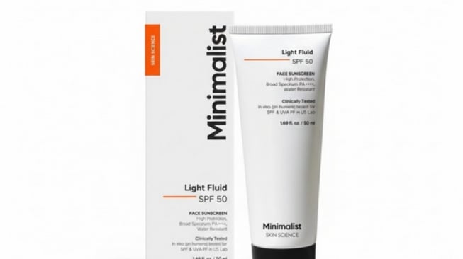 Minimalist Light Fluid SPF 50 PA++++ Sunscreen (Dok/brand)