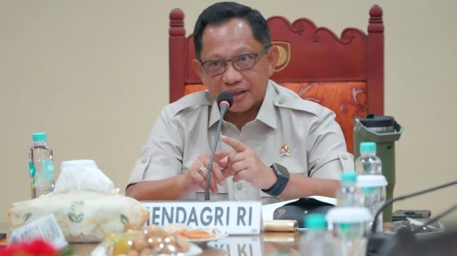 Mendagri mendorong kepala daerah untuk mengevaluasi target realisasi Anggaran Pendapatan dan Belanja Daerah (Dok: Kemendagri)