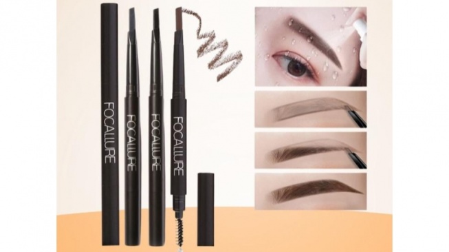 FOCALLURE Waterproof Long Lasting Eyebrow Pencil (shopee)