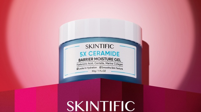 Skintific – 5X Ceramide Barrier Moisture Gel. (dok. Sociolla)