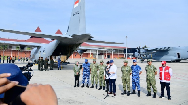 Presiden Prabowo Kerahkan 4 Pesawat Militer untuk Bantuan Bencana di Sumatra
