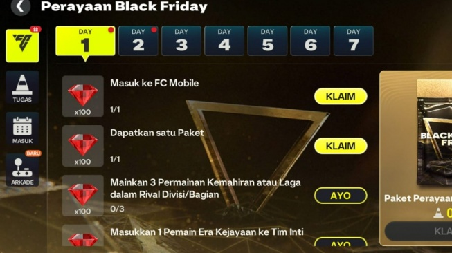 17 Kode Redeem FC Mobile 1 Desember 2025: Klaim Rivaldo dan Gems Awal Bulan