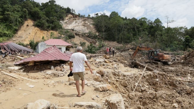 Bencana banjir dan longsor di Sumut. [dok Diskominfo Sumut] 