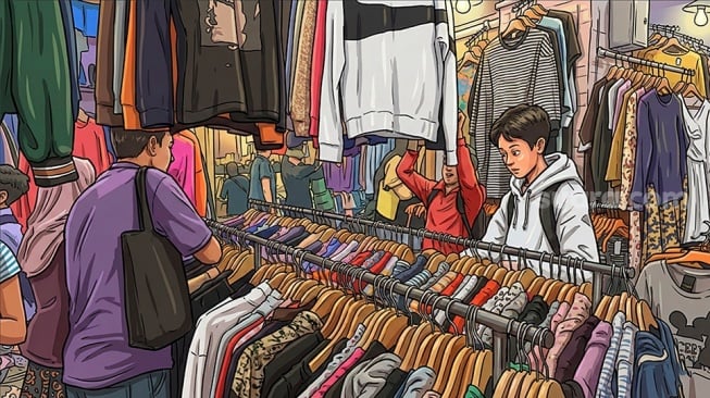 Jeritan Pedagang Thrifting di Tengah Ancaman Larangan: Modal Membengkak, 'Beli Kucing dalam Karung'