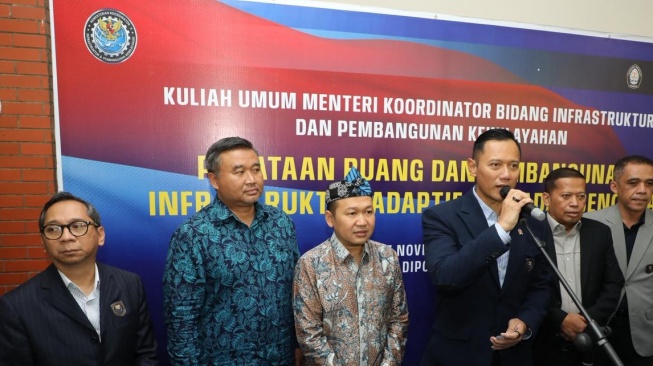 AHY Gaungkan Infrastruktur Tangguh dan Berkelanjutan di Spatial Infra ConEx 2026