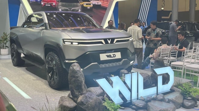 Mobil konsep VinFast VF Wild di GJAW 2025. (SUARA.COM/Michele Alessandra)