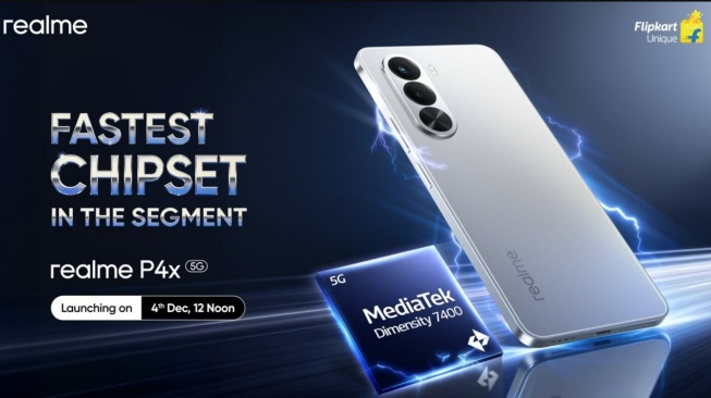 Realme P4x 5G Siap Debut Pekan Ini: Harga Murah Meriah, Skor AnTuTu Tinggi