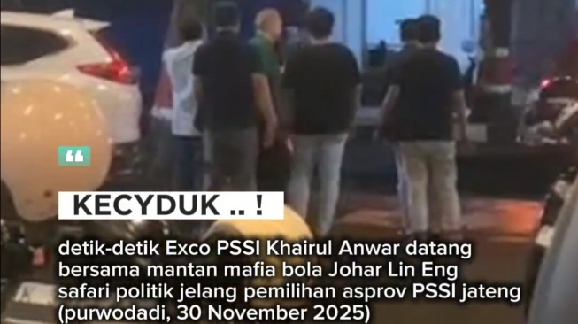 Detik-detik Exco PSSI Terekam Bareng Mafia Bola Johar Lin Eng, Tamparan untuk Erick Thohir?