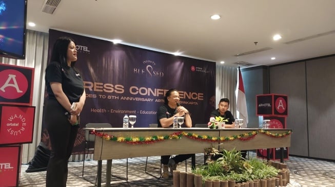 Press Conference INFINITY BLESSED Artotel Yogyakarta [Dok. Suara Jogja]