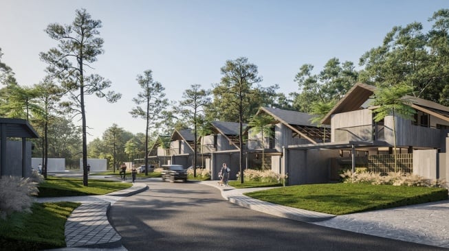 Ilustrasi Hunian yang dikembangkan Baruna Realty atau Greenwoods. [Dok Greenwoods].