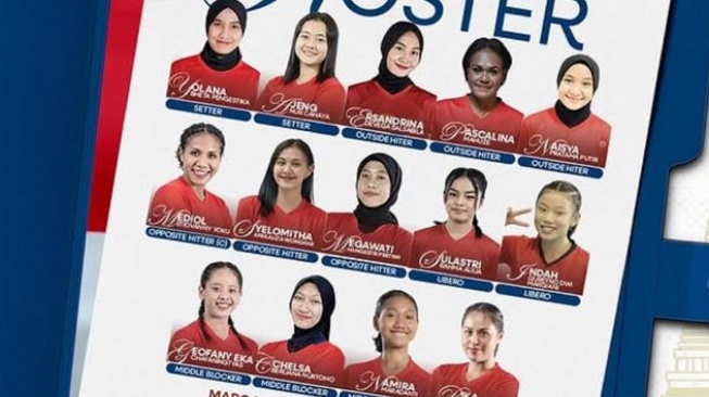 Media Luar Negeri Puji Skuad Timnas Voli Putri Indonesia untuk SEA Games 2025
