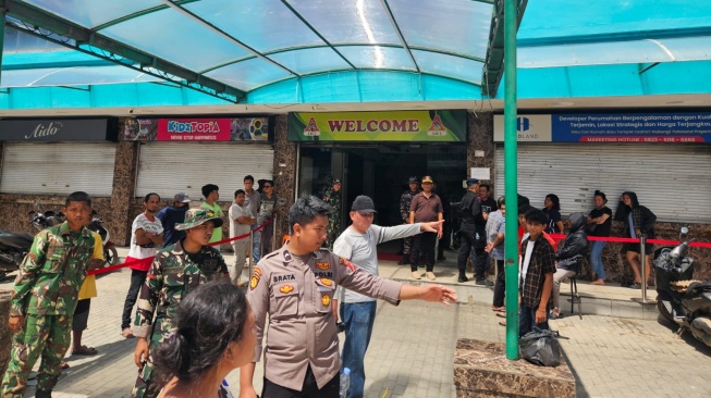 Minimarket di Sibolga Tutup dan Dijaga Ketat Aparat usai Penjarahan