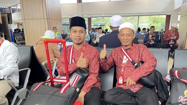 Ilustrasi jamaah umrah. (Dok. Kapal Api)