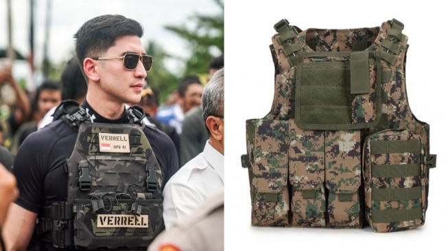 Viral Dipakai Verrell Bramasta, Ini Beda Rompi Taktis dan Rompi Anti Peluru