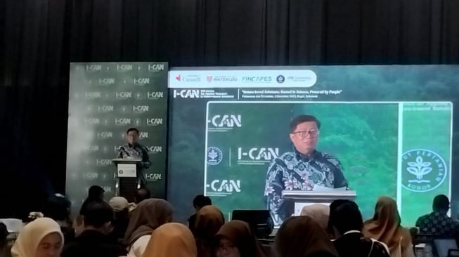 Dekan Sekolah Pascasarjana IPB University sekaligus Dewan Pengarah I-CAN, Prof. Dodik Ridho Nurrochmat [Andi/Suara.com]
