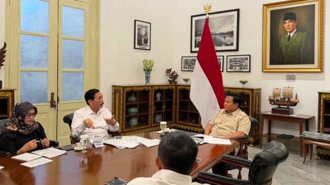Luhut Menghadap Prabowo di Istana, Ini Tiga Hal yang Dilaporkan