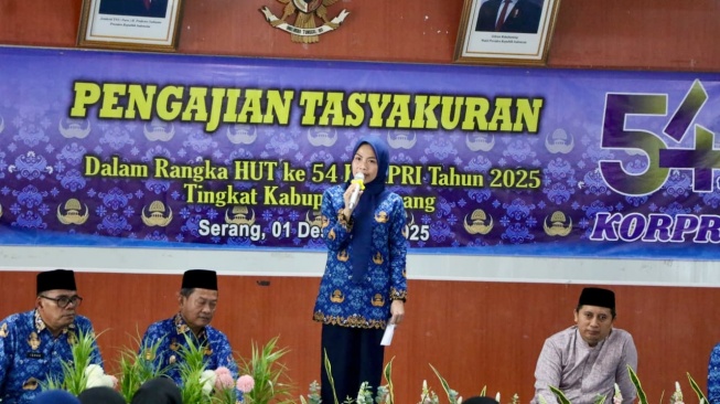 Ratu Zakiayah Ajak ASN Pemkab Serang Donasi Bantu Korban Bencana Sumatra