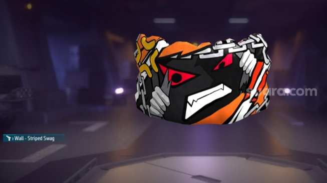 Skin Gloo Wall Striped Swag gratis di Free Fire. (ist)